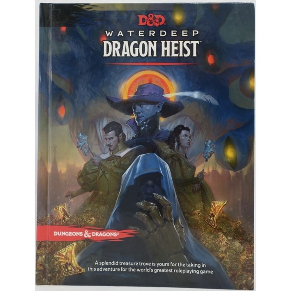 Dungeons & Dragons Waterdeep Dragon Heist 5th Edition Hardcover Adventure Book